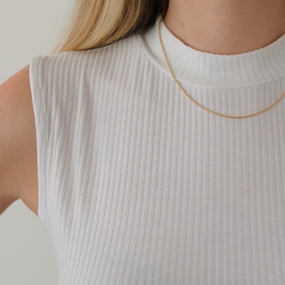 Thin Snake Chain | 18k Gold Filled - Picture 8 of 13